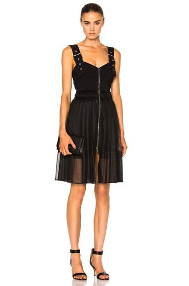 Givenchy Buckle Strap Dress in Black | FWRD