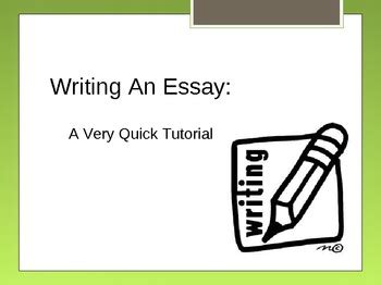 Image result for Essay Tutorial