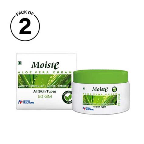 Buy MOISTE ALOE VERA MOISTURIZING CREAM - PACK OF 2 Online & Get Upto ...