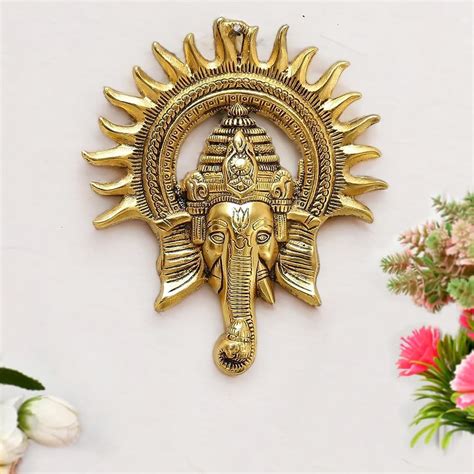 Buy ascension Metal Surya Kiran Ganesha ji Ganpati Lord Ganesh Statue ...
