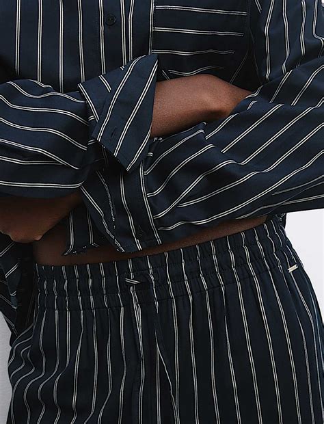 Buy Pure Cotton Striped Pyjama Set at Marks & Spencer