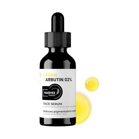 Vandyke 2% Alpha Arbutin Face Serum For Pigmentation, Acne Marks & Dark ...
