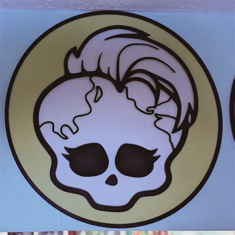 Monster High Venus Skullette Wandplakette Umrahmt Erhöht von ...