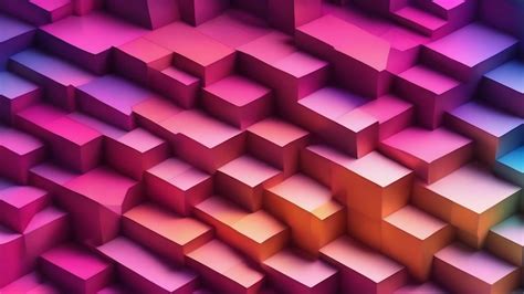 Gradient 3d geometric background | Premium AI-generated image