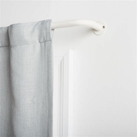 Exclusive Home Holden 82-in to 120-in Matte White Iron Wrap-around ...