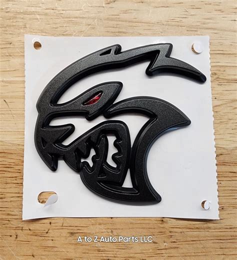 NEW 2022-2023 Dodge Challenger Hellcat REDEYE Last Call Black Fender Emblems,OEM | eBay