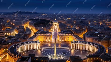 Premium Photo | Capital of the Vatican St Peters Square Catholic ...