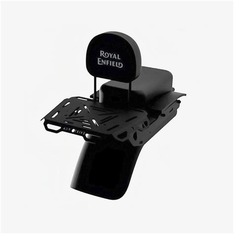 Luggage Tail Rack with Back Rest Repositioning Brackets for RE Meteor ...