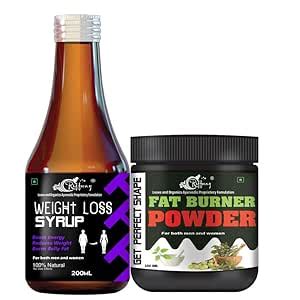 Riffway Fat Burner Powder & Weight Loss Syrup Organic Fat Burning and ...