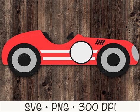 Red Race Car Clipart