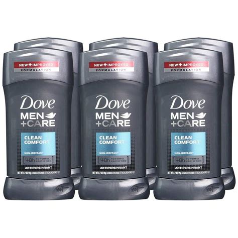 6ct Dove Men+Care Antiperspirant Deodorant Stick Clean Comfort 2.7 Oz ...