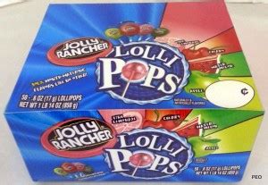 HERSHEY'S JOLLY RANCHER ASSORTED LOLLI POPS 50 PCS IMPORTED MADE IN USA ...