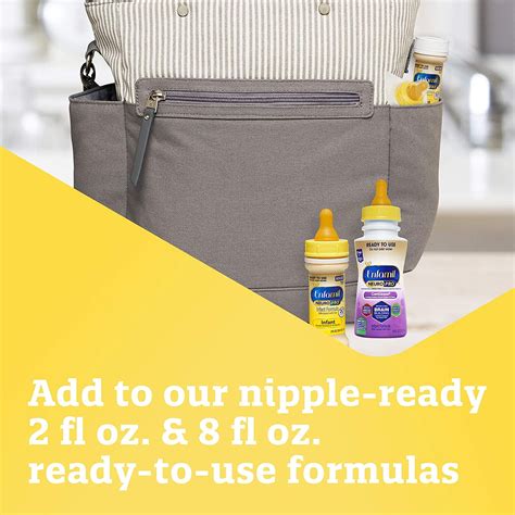 Buy Enfamil Standard-Flow Cross-Cut Nipple, Latex Free, Ready to Use ...