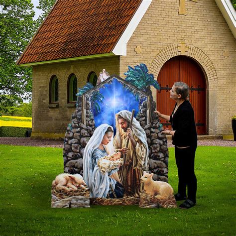 Outdoor Nativity Scene Set , Amazon.com: Large Outdoor Nativity Sets ...