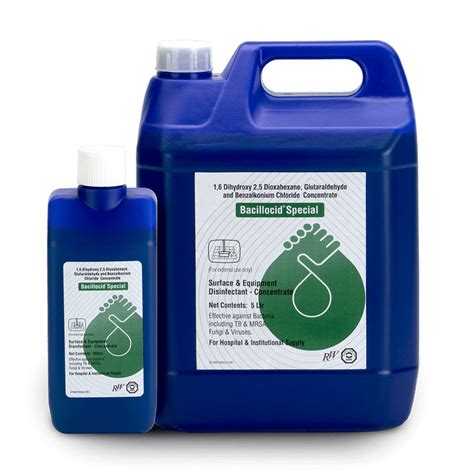 Corrosion inhibitors in Surface Disinfectant | Bacillocid® Special ...