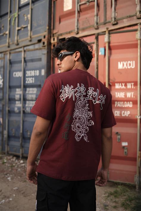 Maroon Dragon Tee – Ripoff