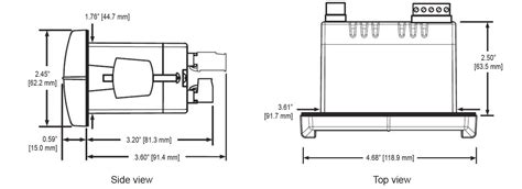 PCD100 process display panel meters