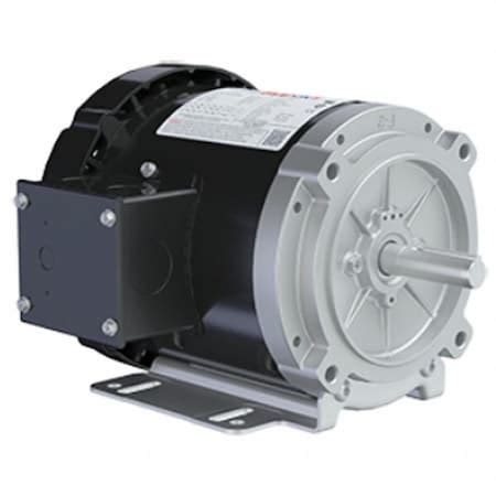 Leeson 3-Phase General Purpose Motor, 3/4 hp HP, 56C Frame, 208-230 ...