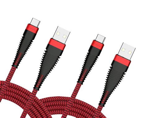 Fast Charge 6ft and 10ft Long USB-C Cables for Cricket Debut Smart/S3 ...