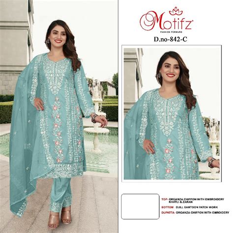 Motifz D.no 842 Wholesale Indian Pakistani Concept Salwar Suits ...