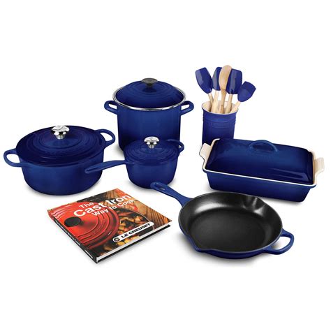 Buy Le Creuset 16-Piece Cookware Set (Indigo) Online at Low Prices in ...