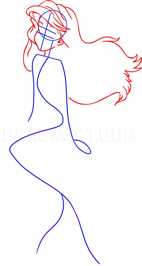Image result for Step by Step Drawing Ariel