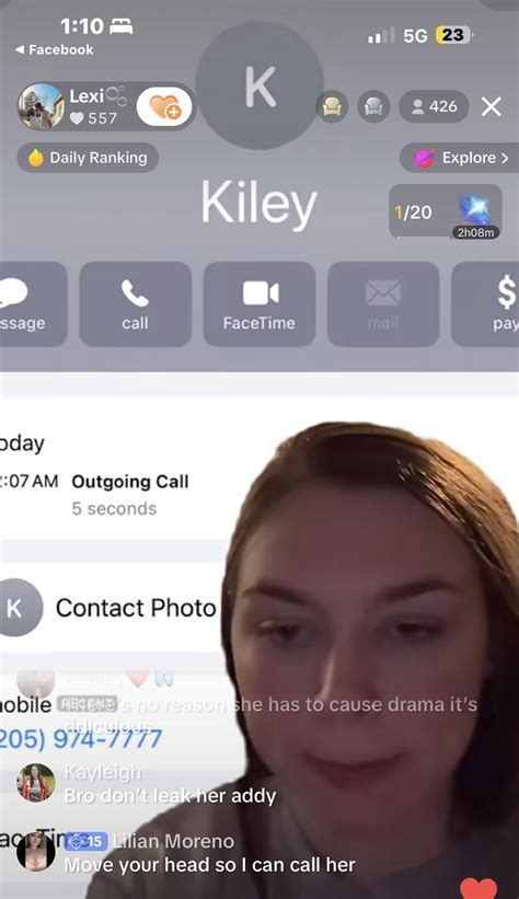 Lexi leaking number : r/kileybreanasnark