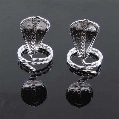 Real Silver Naag Naagin Meditation Pooja Snakes Pair – Karizma Jewels