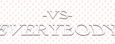 -VS- EVERYBODY logo. Free logo maker.