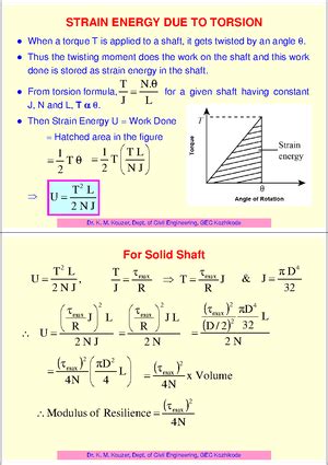 MOS Module V Torsion - TORSION A member is said to be in torsion when ...