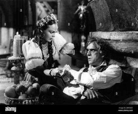 KATHERINE DeMILLE and BORIS KARLOFF in THE BLACK ROOM 1935 director ROY ...