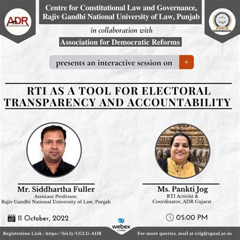 SESSION ON "RTI AS A TOOL FOR ELECTORAL TRANSPARENCY AND ACCOUNTABILITY ...