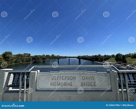 Augusta Ga Jefferson Davis Bridge Memorial Riverwalk River Marina ...