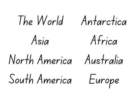 World Map Outline, Continent Maps, Country Borders, Montessori Classroom Teaching, Map of ...
