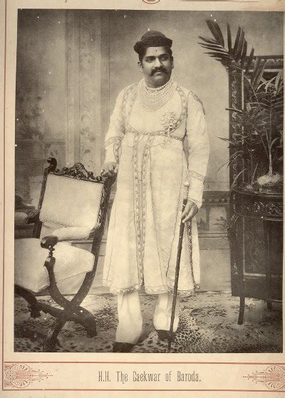 The Gaekwar of Baroda - Late 19th Century Photograph - Old Indian Photos