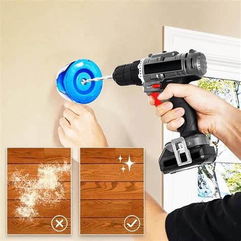 Coletor de Poeira P&oacute; para Furadeira Furar Parede sem Sujar sem Fazer ...