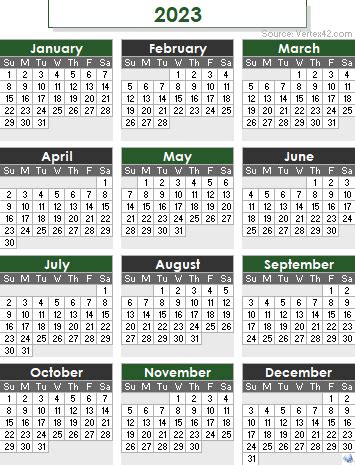 Bildergebnis für kalender 2023 printable
