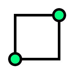 LibreCAD Rectangle 的图像结果
