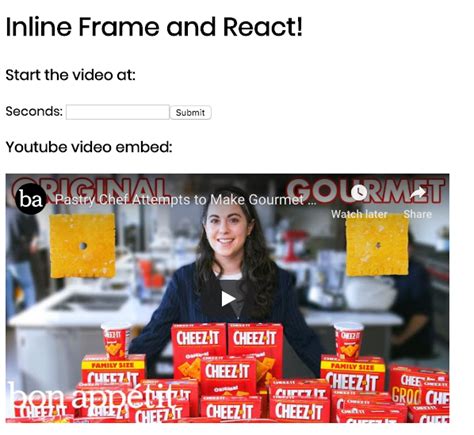HTML Inline Frame 的图像结果