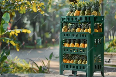 Pineapples ready for sale | AI-generated image