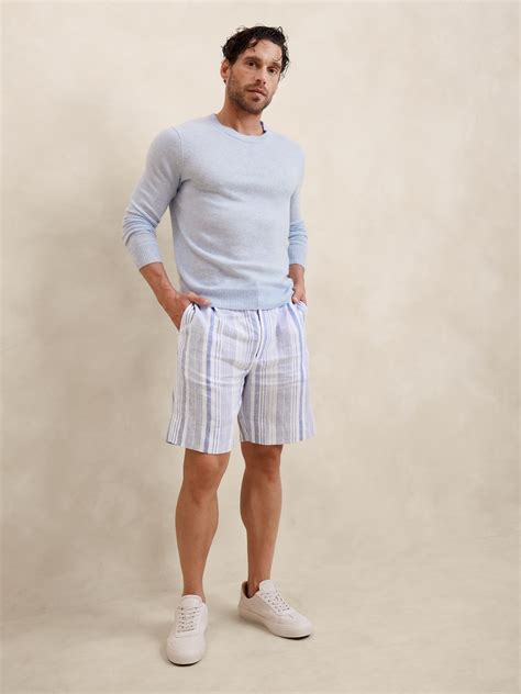 Linen Pull-On Short | Banana Republic