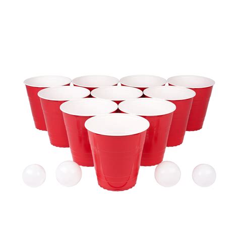 True XL Beer Pong Set With Jumbo Party Cups, Drinking Games For Adults ...