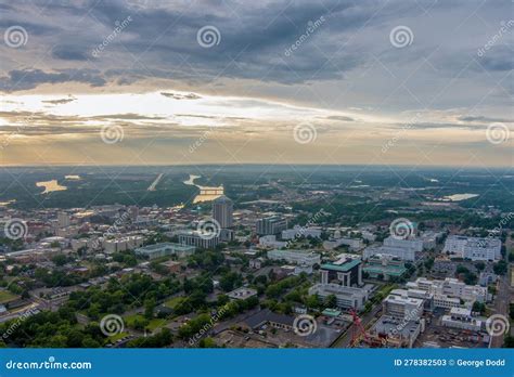 Aerial View of Montgomery, Alabama in May 2023 Stock Image - Image of ...