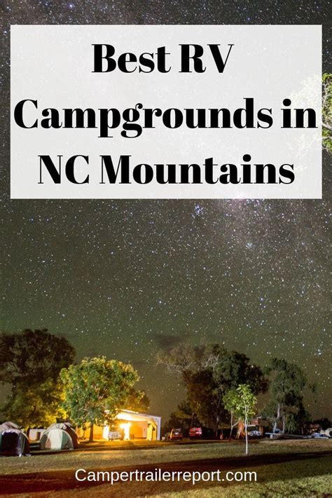 Best RV Campgrounds in North Carolina Mountains