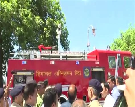 Himachal CM flags off 21 vehicles for Fire Department