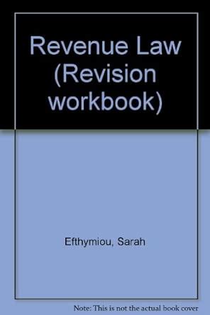 Buy Revenue Law (Revision workbook) Book Online at Low Prices in India ...