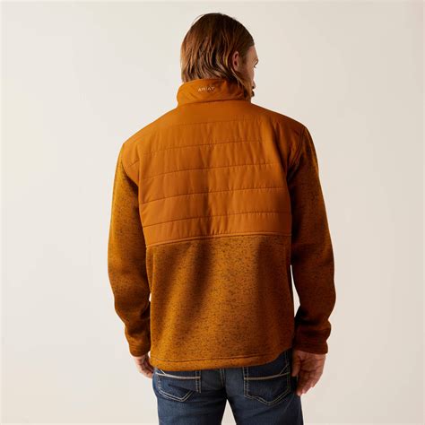 Ariat Men's Caldwell Reinforced Snap Sweater Chestnut – Los Vaqueros ...