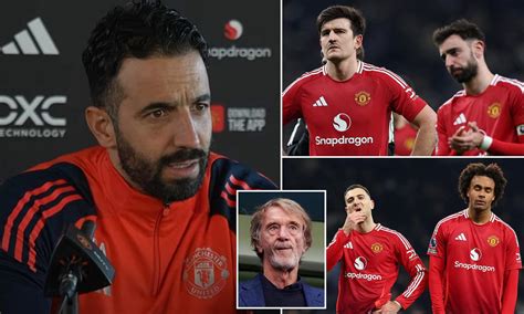 Ruben Amorim blames Man United team for redundancies at the club with ...