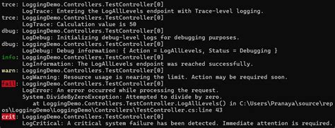 Image result for Logging in .Net Core Web API