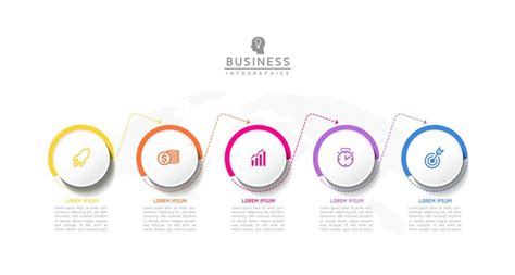 Vector illustration infographics design template marketing information ...